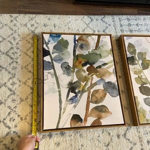 19” by 15” canvas wall decor